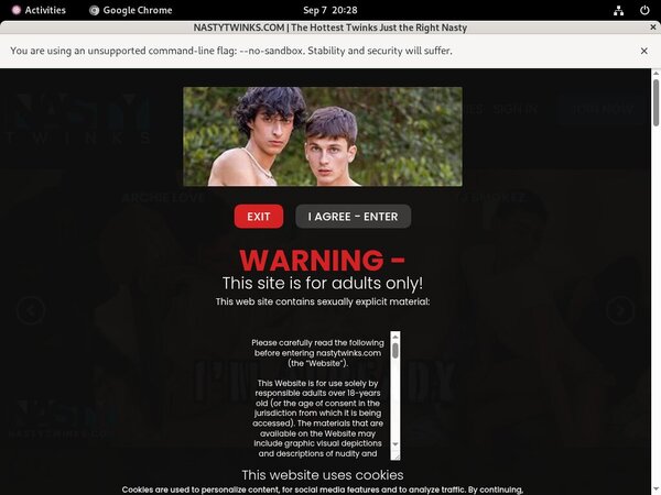 $1 Nasty Twinks Trial Membership $1 Nasty Twinks Trial Membership
