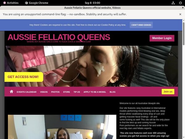 Aussie Fellatio Queens Clip Cash