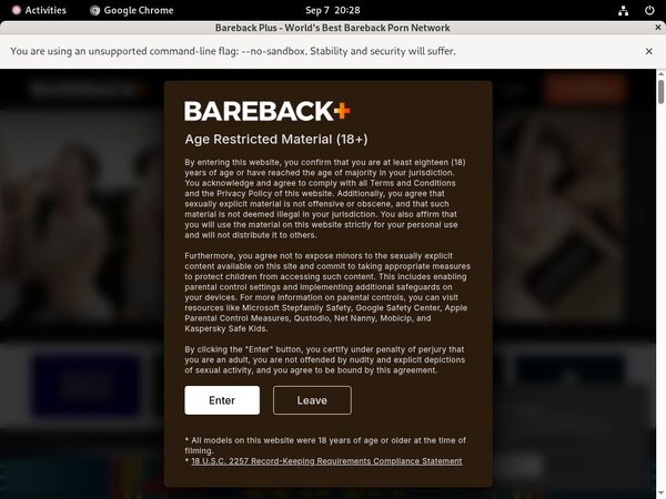 Bareback Plus Free Scene