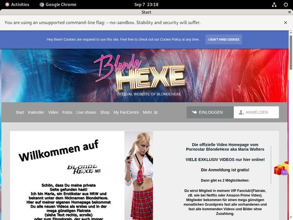 Blondehexe.net Porn Account