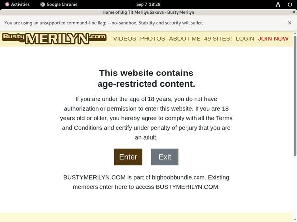 Bustymerilyn.com Pay Pal Account