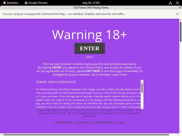 Cali Teens Account Gratis