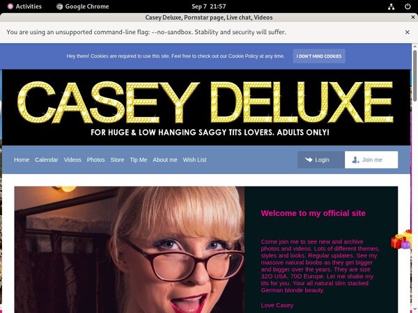 CaseyDeluxe Free Acounts