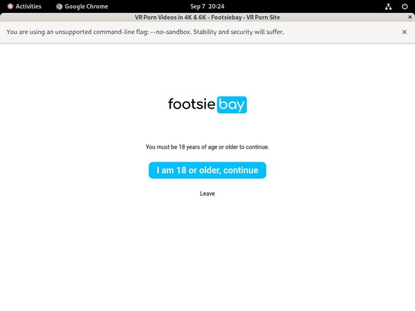 Footsie Bay Channel