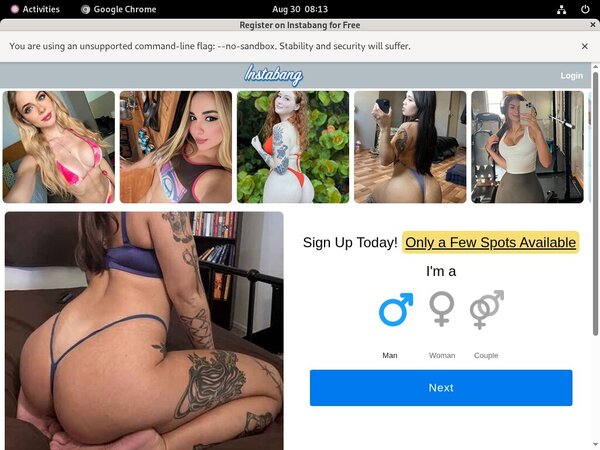 Free Account To Instabang