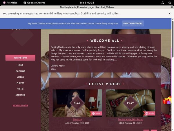 Free Destiny Marie Membership