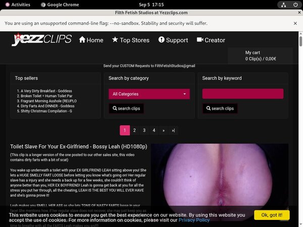 Free Filth Fetish Studios User And Pass