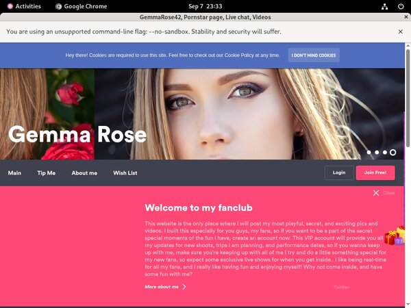 Gemmarose42.modelcentro.com Full Access