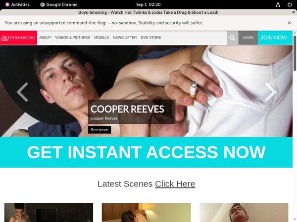 Get Boys Smoking Discount Membership Get Boys Smoking Discount Membership