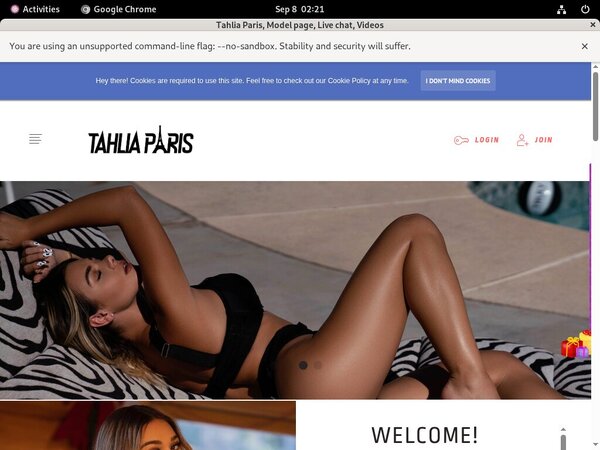 Get Tahliaparis.com Trial Membership Get Tahliaparis.com Trial Membership