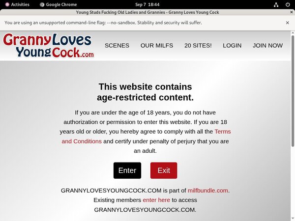 Grannylovesyoungcock.com Signup Discount