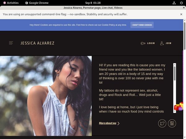 Jessica Alvarez Site Passwords