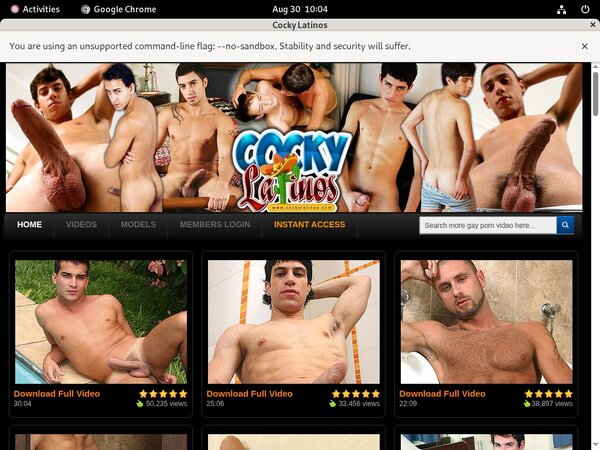Login Cockylatinos For Free