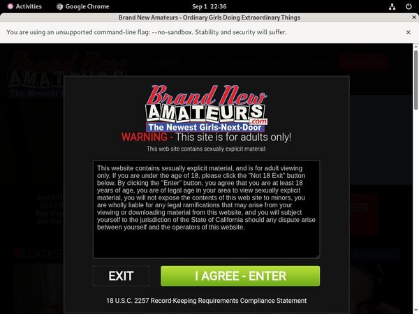 Login To Brandnewamateurs.com Free