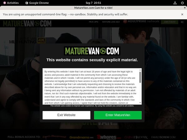 Maturevan.com Coupons