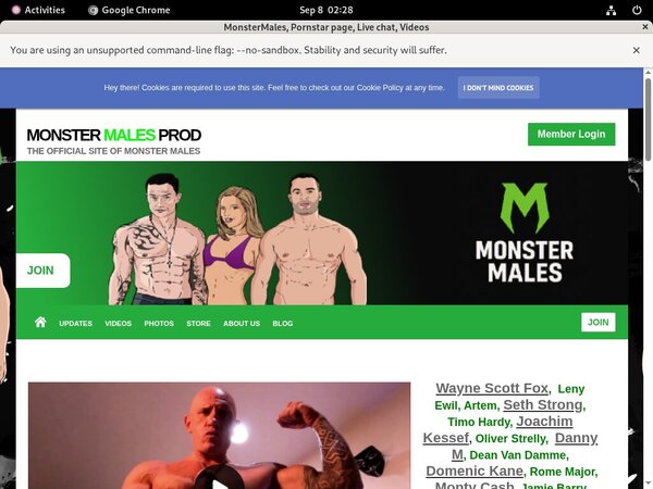 MonsterMales Home Page