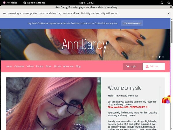 New AnnDarcy Account