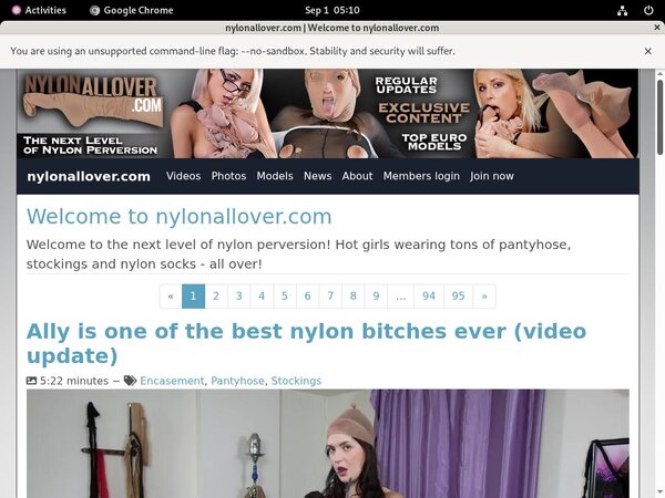 Nylonallover Full Scene