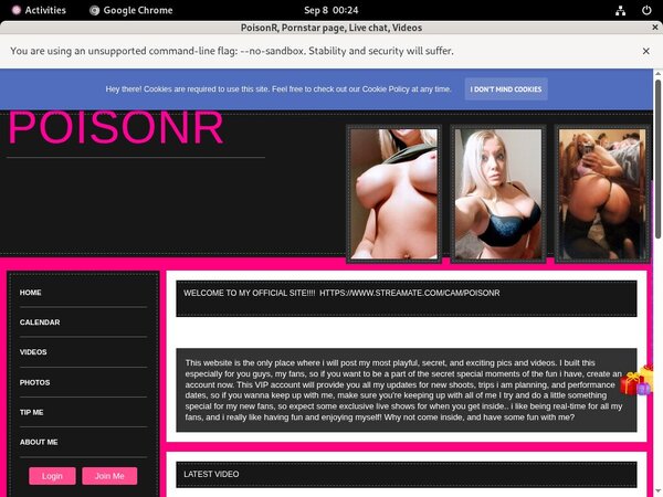 Poisonr.modelcentro.com Free Trial Account