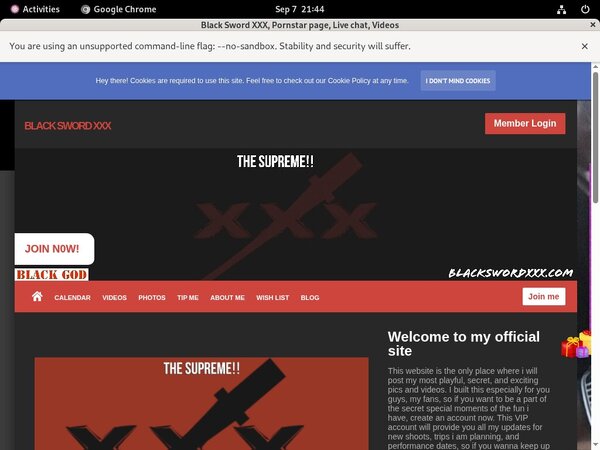 Signup Black Sword XXX Paypal