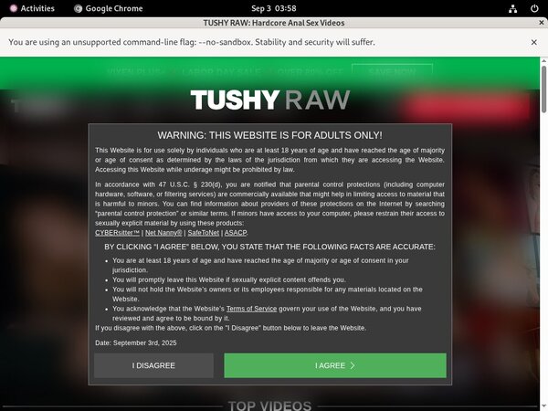 Tushy Raw Kennwort