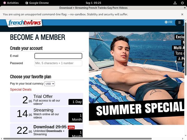 Username And Password For Frenchtwinks