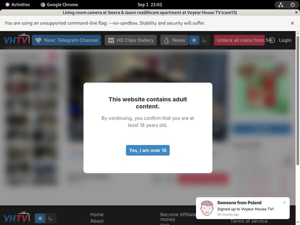 Voyeur-house.tv Pass Login