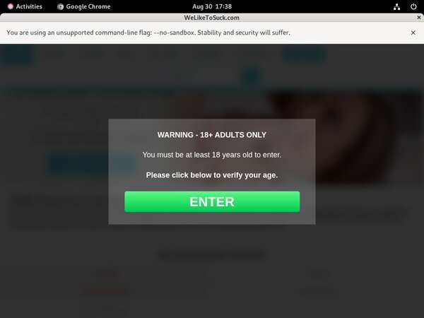 We Like To Suck Pay Site