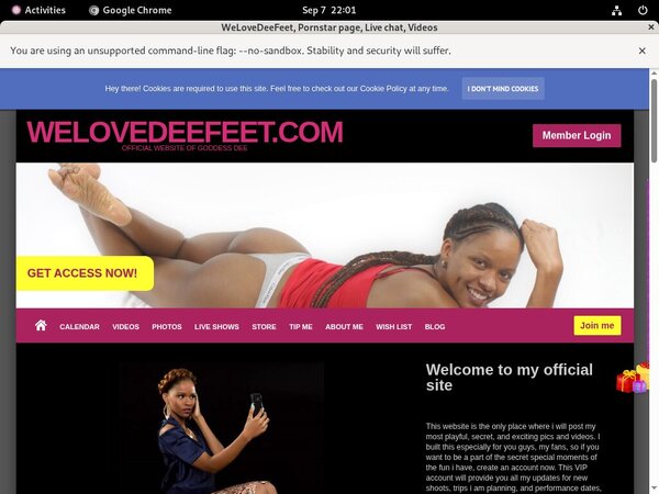 WeLoveDeeFeet Sites WeLoveDeeFeet Sites