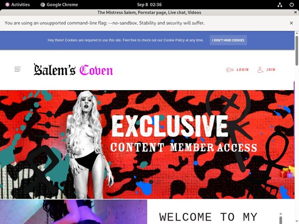 The Mistress Salem Create Account