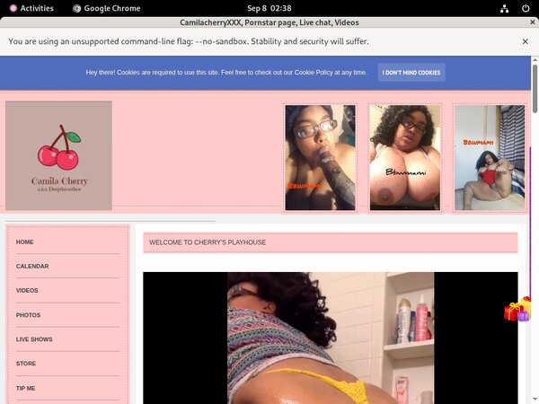 CamilacherryXXX Trial Account